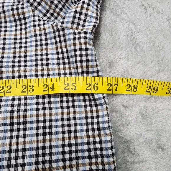 Duluth Trading Co. Mens Shirt Long Sleeve Button-Down Blue Plaid Check Size XL - Picture 9 of 10